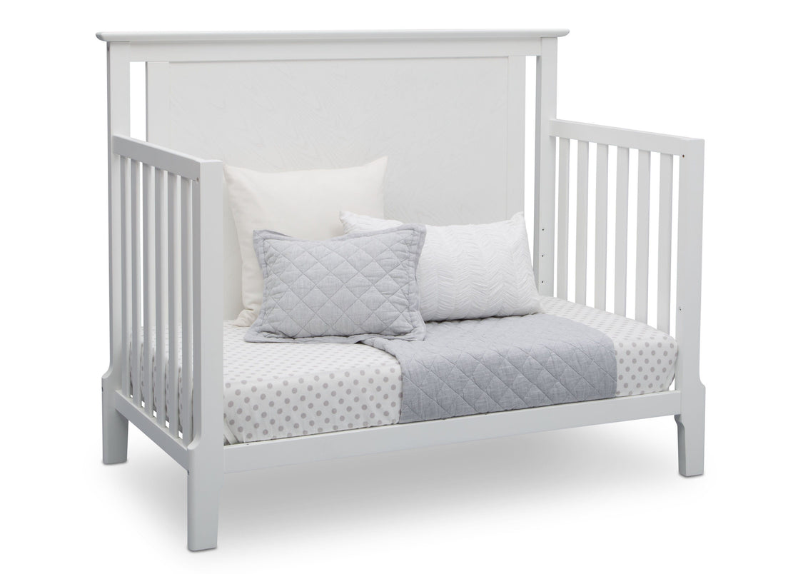 Serta Mid-Century Modern Lifestyle 4-in-1 Crib Bianca (130) Daybed b5b