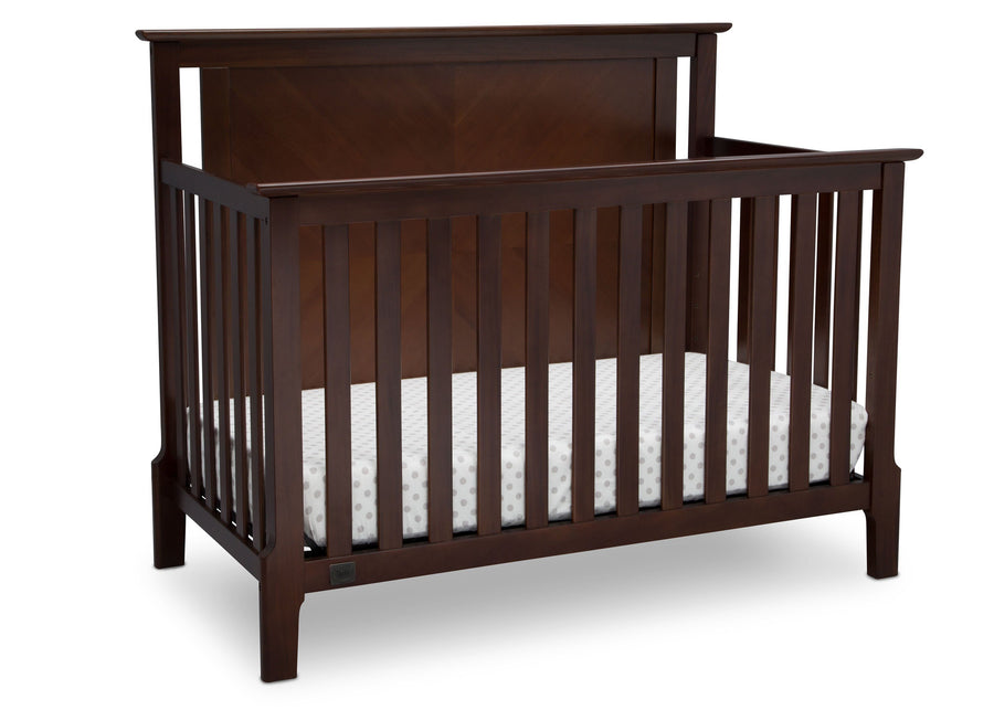 Serta Mid-Century Modern Lifestyle 4-in-1 Crib Walnut Espresso (1324) Angle c2c 13-Mid-Century Modern Lifestyle 4-in-1 Crib