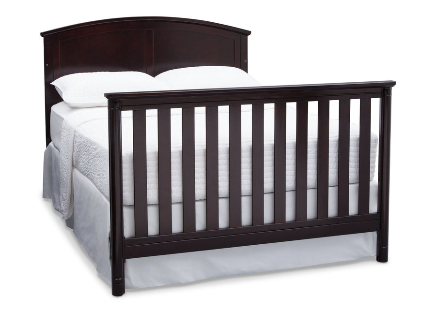 Delta Children Dark Chocolate (207) Somerset 4-in-1 Crib, Full-Size Bed Conversion b7b 12-Somerset 4-in-1 Crib