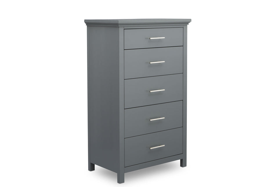 Delta Children Charcoal Grey (029) Avery 5 Drawer Chest (708050), Sideview, a3a 2-Avery 5 Drawer Chest