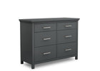 Delta Children Charcoal Grey (029) Avery 6 Drawer Dresser (708060), Sideview, a3a 2-Avery 6 Drawer Dresser