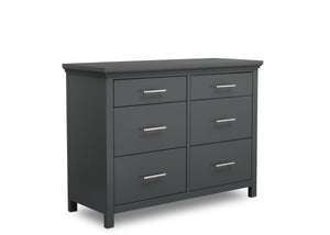 Delta Children Charcoal Grey (029) Avery 6 Drawer Dresser (708060), Sideview, a3a 10