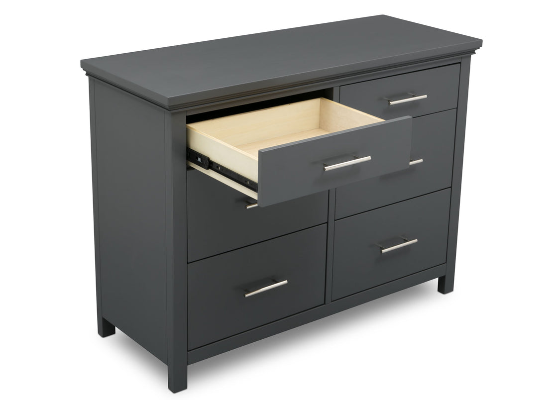 delta charcoal grey dresser Delta Children Casey 3 Drawer Dresser, Charcoal Grey/Natural