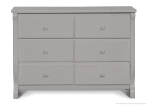 Delta Children Grey (026) Canton / Eclipse Dresser Front View b1b 17