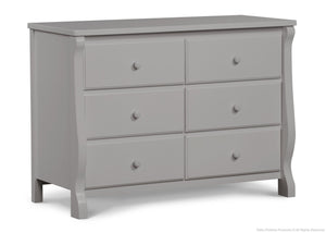 Delta Children Grey (026) Canton / Eclipse Dresser Side View b2b 41