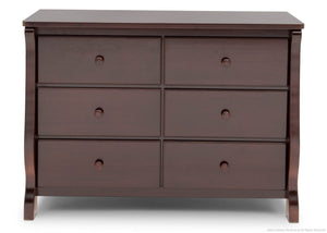 Delta Children Black Cherry Espresso (607) Canton / Eclipse Dresser Front View g1g 5