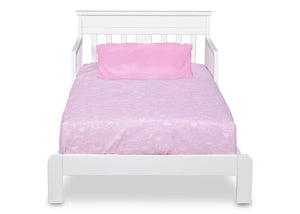Delta Children White (100) Scottsdale Toddler Bed, Front View  0