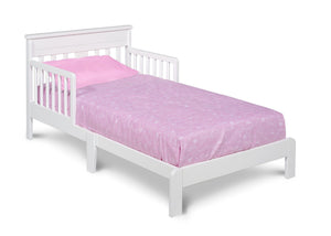 Delta Children White (100) Scottsdale Toddler Bed, Right Side View a1a 8