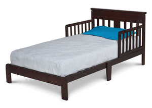 Delta Children Black Cherry Espresso (607) Scottsdale Toddler Bed, Left Side View c2c 7