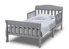 Delta Children Canton Toddler Bed Grey (026) silo left a1a 17-Canton Toddler Bed