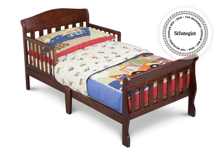 Delta Children Canton Toddler Bed Dark Cherry 604 Right Side View a2a 5-Canton Toddler Bed