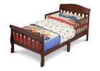 Delta Children Canton Toddler Bed Dark Cherry (604) Left Side View a3a 7-Canton Toddler Bed