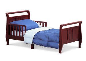 Delta Children Espresso Cherry (205) Toddler Bed Right Side View b1b 1