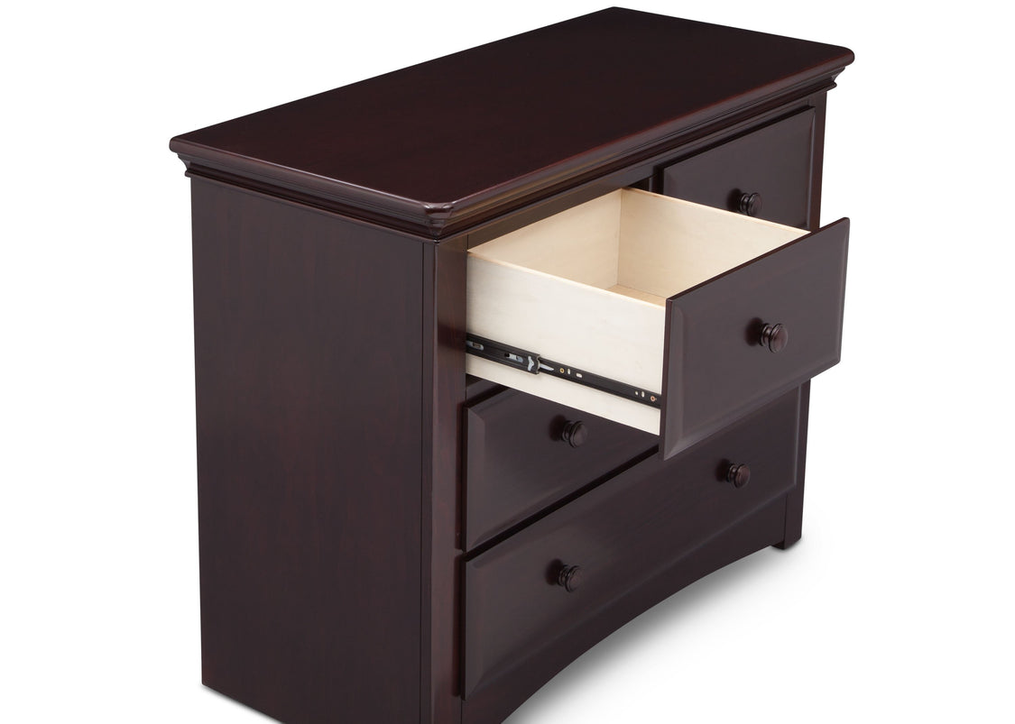 Serta Dark Chocolate (207) Park Ridge 4 Drawer Dresser (702640), Detail, c4c