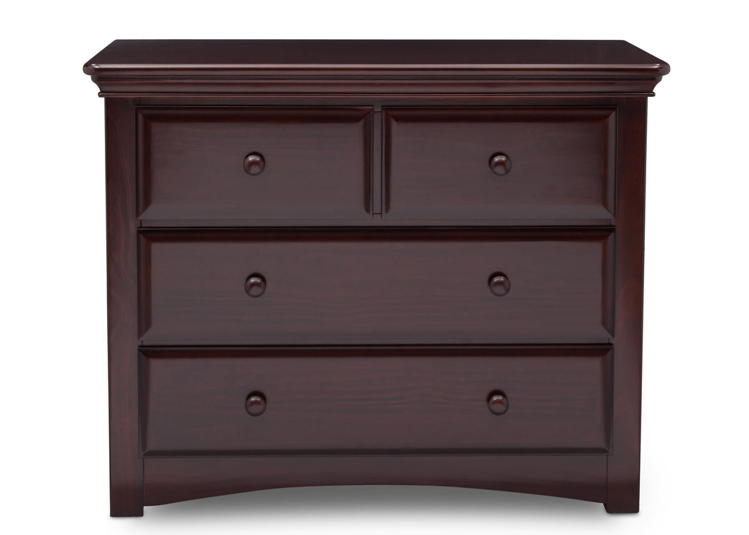 Serta Dark Chocolate (207) Park Ridge 4 Drawer Dresser (702640), Straight, c2c