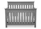 Delta Children Grey (026) Chalet 4-in-1 Crib, front view, d2d 23-Chalet 4-in-1 Crib