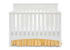 Delta Children White Ambiance (108) Bennington Lifestyle 4-in-1 Crib, Crib Conversion Front View a2a 2-Bennington Lifestyle 4-in-1 Crib