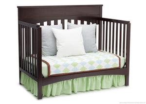 Delta Children Dark Chocolate (207) Bennington Lifestyle 4-in-1 Crib, Day Bed Conversion b4b 10