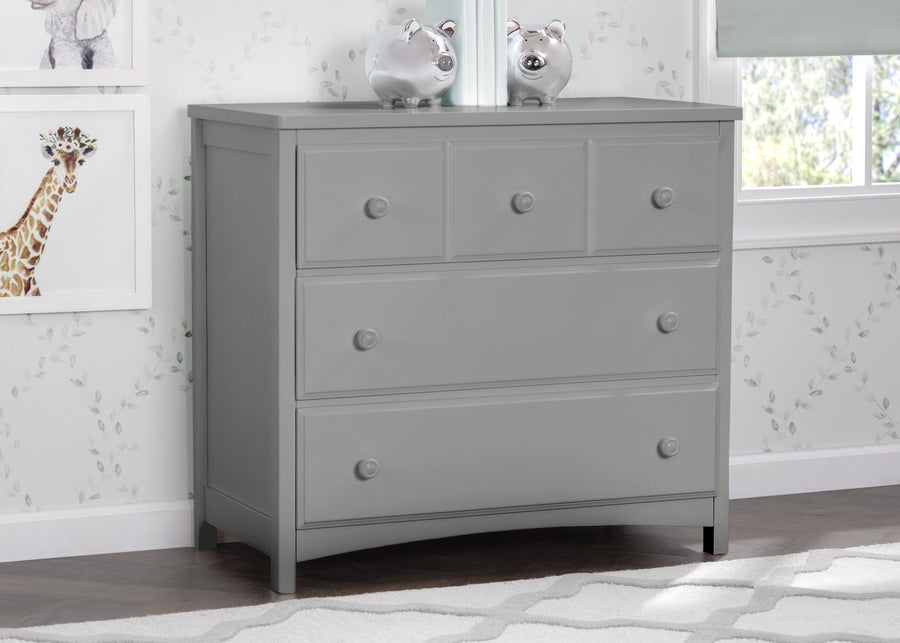 Grey (026) 12-3 Drawer Dresser