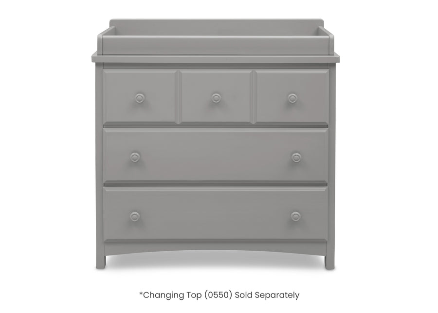 Grey (026) 17-3 Drawer Dresser