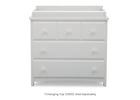 Bianca White (130) 19-3 Drawer Dresser