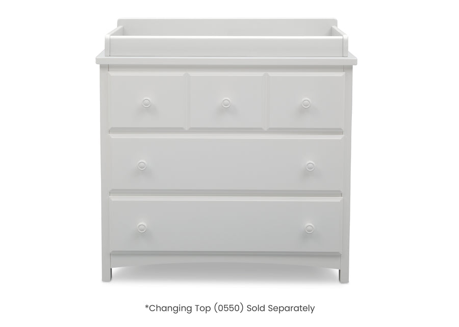 Bianca White (130) 19-3 Drawer Dresser
