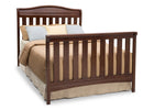 Delta Children Espresso Truffle (208) Summit 4-in-1 Crib, Full-Size Conversion a6a 5-Summit 4-in-1 Crib