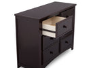 Dark Chocolate (207) 4-Summit 6 Drawer Dresser