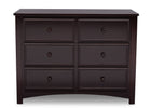 Dark Chocolate (207) 5-Summit 6 Drawer Dresser