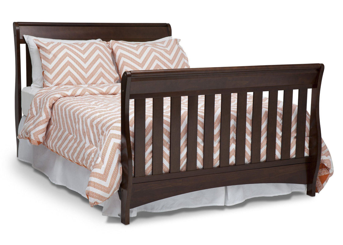 Delta Children Chocolate (204) Birkdale 4-in-1 Crib, Full Size Bed Conversion a6a