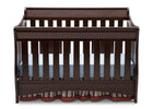 Delta Children Chocolate (204) Birkdale 4-in-1 Crib, Front Crib View a2a 2-Birkdale 4-in-1 Crib