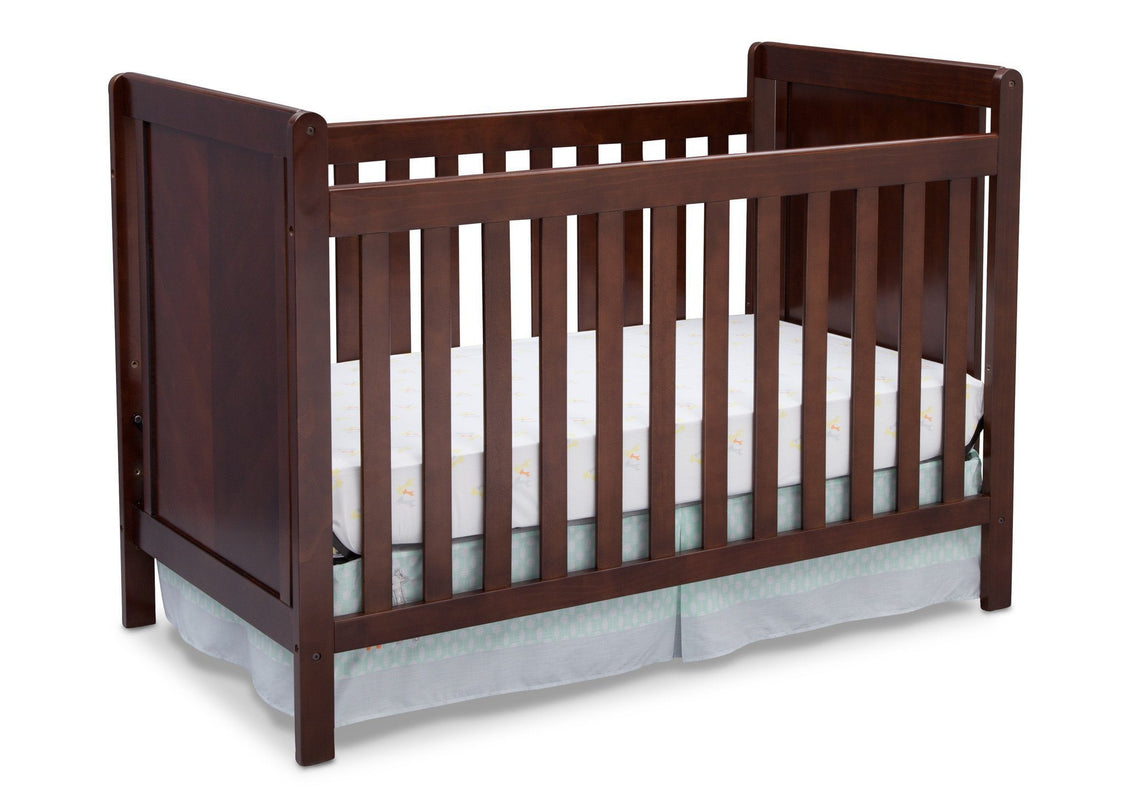 Delta Children Chocolate (204) Cypress 4-in-1 Crib, Crib Conversion