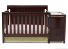 Delta Children Vintage Espresso (616) Chatham Crib 'N' Changer, Crib Conversion a1a 2-Chatham Crib N Changer