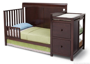 Delta Children Vintage Espresso (616) Chatham Crib 'N' Changer, Toddler Bed Conversion a3a 3