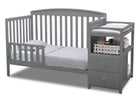Grey (026) 3-Royal Convertible Crib and Changer