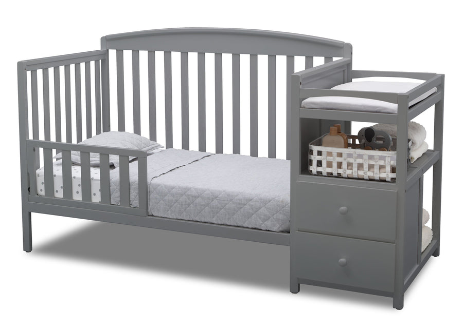 Grey (026) 3-Royal Convertible Crib and Changer