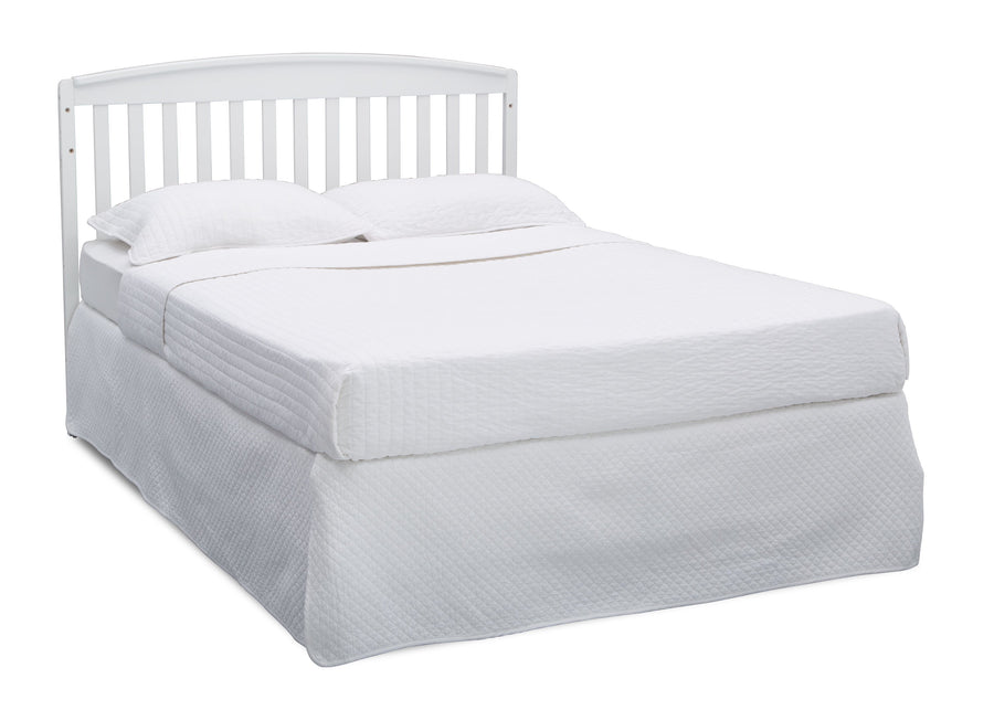 White (100) 74804-100 Full-Size Bed 11-Royal Convertible Crib and Changer