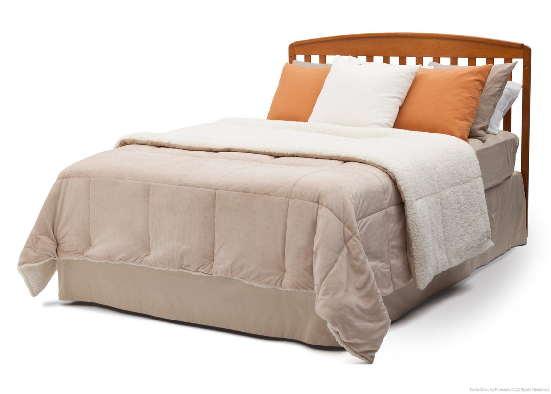 Delta Children Warm Honey (251) Royal Crib 'N' Changer, Full-Size Bed Conversion d6d