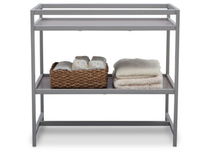 Delta Children Grey (026) Harbor Changing Table, Front View with Props a3a 4