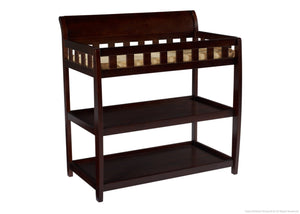 Delta Children Chocolate (204) Bentley Changing Table, Right View b1b 8