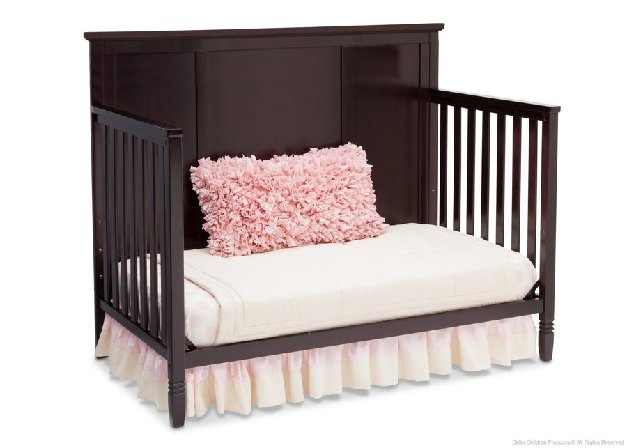 Delta Children Dark Chocolate (207) Epic 4-in-1 Crib, Day Bed Conversion c3c 15-Epic 4-in-1 Convertible Crib
