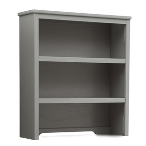 Delta Children Grey (026) Epic Bookcase/Hutch Side View a2a 14-Classic Bookcase/Hutch