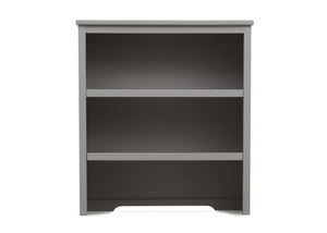 Delta Children Grey (026) Epic Bookcase/Hutch Front View with Base a1a 5