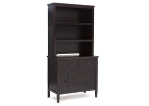 Delta Children Dark Chocolate (207) Epic Hutch with Dresser Side View d5d 11