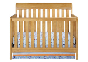 Delta Children Natural (260) Marquis 4-in-1 Crib, Crib Conversion Front View c1c 0