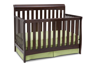 Delta Children Black Cherry Espresso (607) Marquis 4-in-1 Crib, Crib Conversion b2b 22