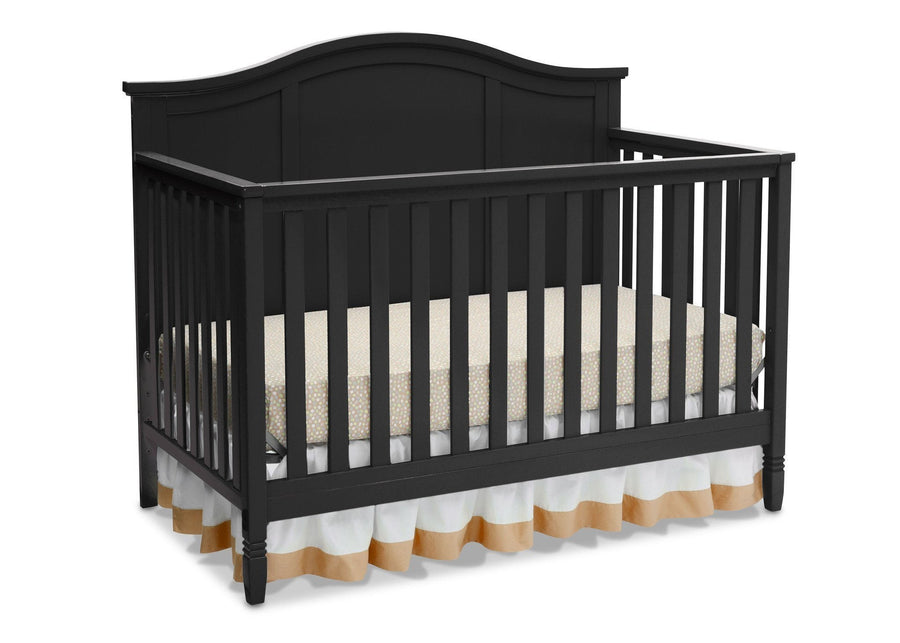 Black (001) 32-Madrid 5-in-1 Convertible Crib