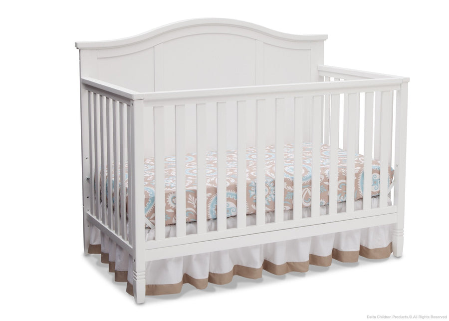 White (100) 23-Madrid 5-in-1 Convertible Crib