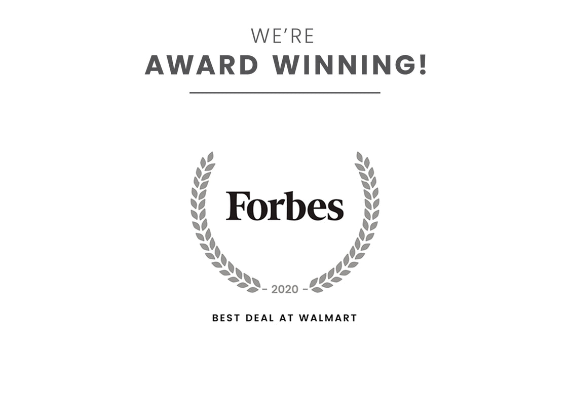 Award badge for Best Deal at Walmart White 100