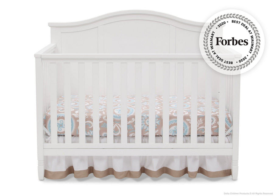 White (100) 22-Madrid 5-in-1 Convertible Crib
